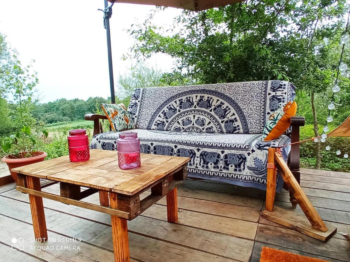 Tente Safari Lodge Dans Foret Luxuriante Vielle-Tursan Exterior photo