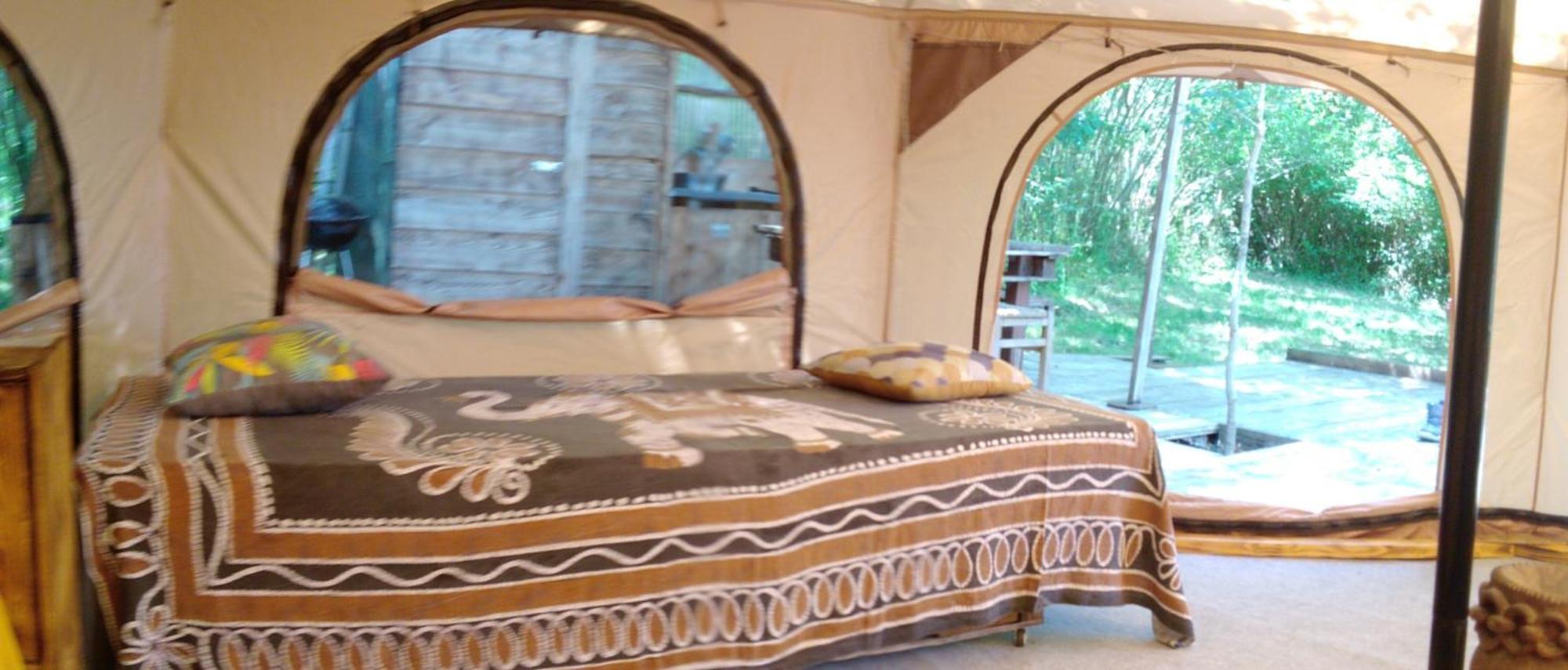 Tente Safari Lodge Dans Foret Luxuriante Vielle-Tursan Exterior photo