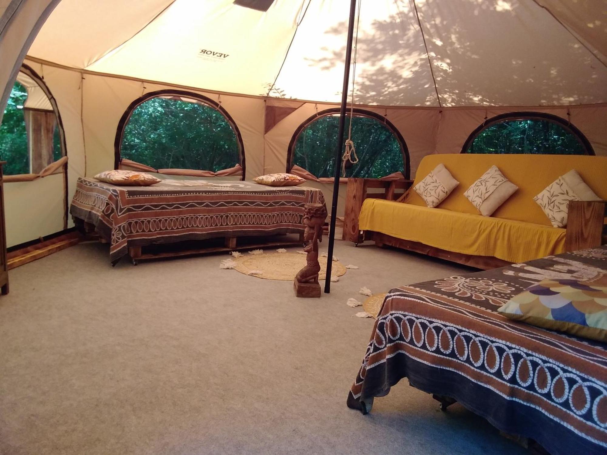 Tente Safari Lodge Dans Foret Luxuriante Vielle-Tursan Exterior photo